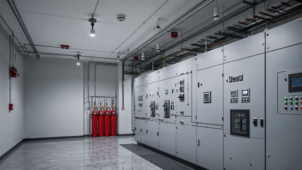 Novec Clean Agent Fire Suppression System for Electrical Control Rooms